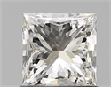 Natural Diamond 1.02 Carats, Princess with  Cut, J Color, VS2 Clarity and Certified by GIA