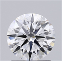 Lab Grown Diamond 1.31 Carats, Round with Ideal Cut, D Color, VS1 Clarity and Certified by IGI