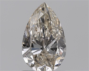 Picture of Natural Diamond 0.70 Carats, Pear with  Cut, K Color, SI2 Clarity and Certified by GIA