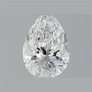 Foto Diamante Natural 0.55 quilates, De pera , Color D, claridad VVS1 y certificado GIA de