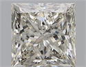 Natural Diamond 1.73 Carats, Princess with  Cut, I Color, SI2 Clarity and Certified by IGI