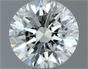 Natural Diamond 0.70 Carats, Round with Excellent Cut, G Color, VS2 Clarity and Certified by IGI