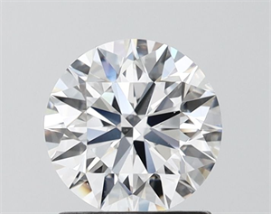 Picture of Lab Grown Diamond 1.23 Carats, Round with Ideal Cut, D Color, VS1 Clarity and Certified by IGI