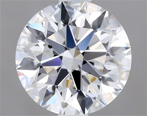 Foto Diamante Natural 0.90 quilates, Redondo , Color G, claridad SI1 y certificado GIA de