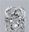 Diamante Natural 0.36 quilates, Radiante , Color F, claridad VVS1 y certificado GIA