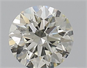 Natural Diamond 0.41 Carats, Round with Excellent Cut, K Color, VVS1 Clarity and Certified by GIA
