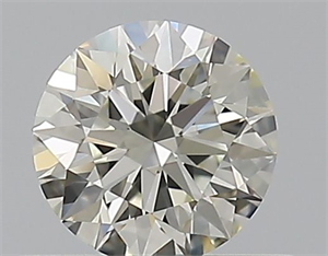 Picture of Natural Diamond 0.41 Carats, Round with Excellent Cut, K Color, VVS1 Clarity and Certified by GIA