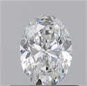 Diamante Natural 0.51 quilates, Ovalado , Color E, claridad VVS1 y certificado GIA