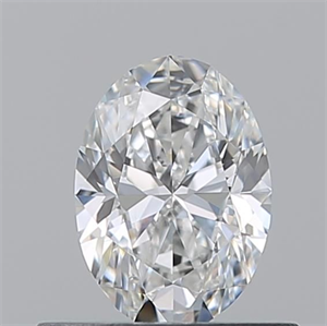 Foto Diamante Natural 0.51 quilates, Ovalado , Color E, claridad VVS1 y certificado GIA de