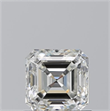 Diamante Natural 0.90 quilates, Asscher , Color I, claridad VVS2 y certificado GIA