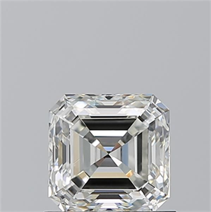 Foto Diamante Natural 0.90 quilates, Asscher , Color I, claridad VVS2 y certificado GIA de