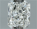 Natural Diamond 0.50 Carats, Radiant with  Cut, H Color, SI2 Clarity and Certified by GIA