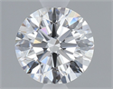 Diamante Natural 0.91 quilates, Redondo , Color D, claridad IF y certificado GIA