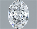 Natural Diamond 1.30 Carats, Oval with  Cut, E Color, SI2 Clarity and Certified by GIA