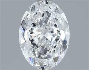 Picture of Natural Diamond 1.30 Carats, Oval with  Cut, E Color, SI2 Clarity and Certified by GIA