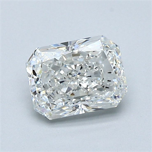 Picture of Natural Diamond 0.98 Carats, Radiant with  Cut, G Color, VS1 Clarity and Certified by GIA