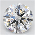 Lab Grown Diamond 3.40 Carats, Round with Ideal Cut, D Color, VVS1 Clarity and Certified by IGI