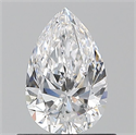 Natural Diamond 0.70 Carats, Pear with  Cut, D Color, VS2 Clarity and Certified by GIA