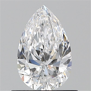 Picture of Natural Diamond 0.70 Carats, Pear with  Cut, D Color, VS2 Clarity and Certified by GIA