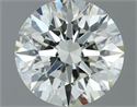 Natural Diamond 0.70 Carats, Round with Excellent Cut, K Color, VVS2 Clarity and Certified by IGI