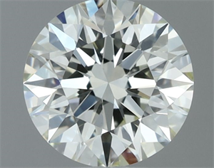 Picture of Natural Diamond 0.70 Carats, Round with Excellent Cut, K Color, VVS2 Clarity and Certified by IGI