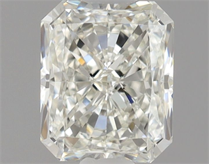 Picture of Natural Diamond 0.63 Carats, Radiant with  Cut, H Color, VVS2 Clarity and Certified by GIA