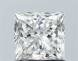 Picture of Natural Diamond 1.01 Carats, Princess with  Cut, I Color, VS2 Clarity and Certified by GIA