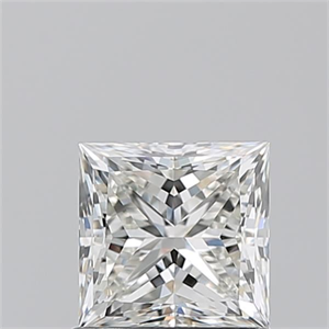 Picture of Natural Diamond 1.01 Carats, Princess with  Cut, H Color, VS1 Clarity and Certified by GIA