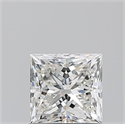 Natural Diamond 1.01 Carats, Princess with  Cut, H Color, VS1 Clarity and Certified by GIA