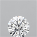 Lab Grown Diamond 1.04 Carats, Round with Ideal Cut, D Color, VVS2 Clarity and Certified by IGI