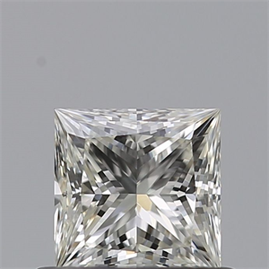 Picture of Natural Diamond 0.52 Carats, Princess with  Cut, K Color, VVS1 Clarity and Certified by GIA