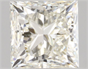 Natural Diamond 1.00 Carats, Princess with  Cut, I Color, VVS2 Clarity and Certified by IGI