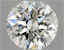 Natural Diamond 0.45 Carats, Round with Excellent Cut, I Color, VVS1 Clarity and Certified by GIA