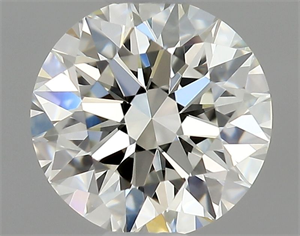 Picture of Natural Diamond 0.45 Carats, Round with Excellent Cut, I Color, VVS1 Clarity and Certified by GIA