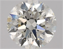 Natural Diamond 0.80 Carats, Round with Excellent Cut, J Color, VS2 Clarity and Certified by GIA