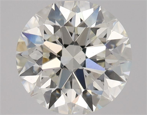 Picture of Natural Diamond 0.80 Carats, Round with Excellent Cut, J Color, VS2 Clarity and Certified by GIA