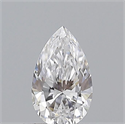 Diamante Natural 0.51 quilates, De pera , Color D, claridad VS1 y certificado GIA