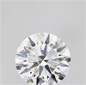 Lab Grown Diamond 1.05 Carats, Round with Ideal Cut, D Color, VVS2 Clarity and Certified by IGI