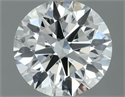 Natural Diamond 0.50 Carats, Round with Excellent Cut, I Color, VS1 Clarity and Certified by IGI