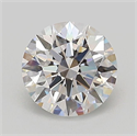 Lab Grown Diamond 1.04 Carats, Round with Ideal Cut, D Color, VVS1 Clarity and Certified by IGI