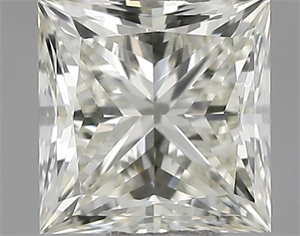 Foto Diamante Natural 0.50 quilates, Princesa , Color J, claridad VVS2 y certificado IGI de