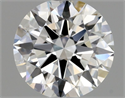 Natural Diamond 0.70 Carats, Round with Excellent Cut, F Color, VS1 Clarity and Certified by GIA