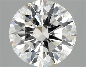 Picture of Lab Grown Diamond 2.95 Carats, Round with Ideal Cut, H Color, VVS2 Clarity and Certified by IGI