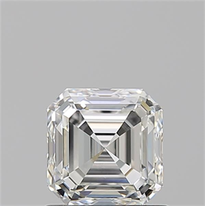 Foto Diamante Natural 1.02 quilates, Asscher , Color H, claridad VVS2 y certificado GIA de