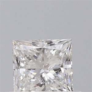Picture of Natural Diamond 0.45 Carats, Princess with  Cut, E Color, VS2 Clarity and Certified by GIA