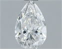 Natural Diamond 0.50 Carats, Pear with  Cut, F Color, SI1 Clarity and Certified by GIA