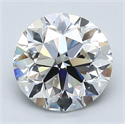 Natural Diamond 2.00 Carats, Round with Very Good Cut, I Color, VS1 Clarity and Certified by GIA