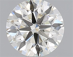 Foto Diamante Natural 0.71 quilates, Redondo , Color K, claridad SI1 y certificado GIA de