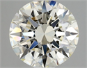 Natural Diamond 0.90 Carats, Round with Excellent Cut, K Color, VS1 Clarity and Certified by GIA