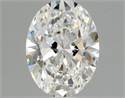 Natural Diamond 0.80 Carats, Oval with  Cut, E Color, VVS2 Clarity and Certified by GIA